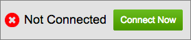 Status displayed as Not Connected